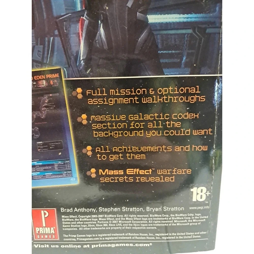 Mass Effect Prima Official Strategy Game‎ Guide Xbox 360